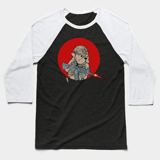 Devil Dog Baseball T-Shirt by knightwatchpublishing